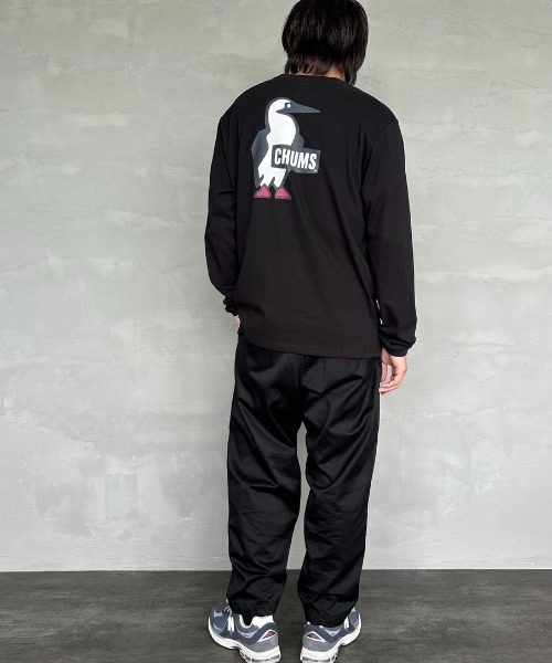 CHUMS（チャムス）の「【WEB限定】[CHUMS/チャムス] ブービーロゴ バックプリントロングスリーブＴシャツ（Tシャツ/カットソー・レディース・ホワイト/ブラック/グレイッシュベージュ・M/L/XL）」の7枚目の写真