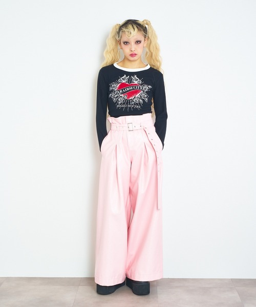 ANNA SUI NYC PARADISE CITY ロングスリーブTシャツ（Tシャツ