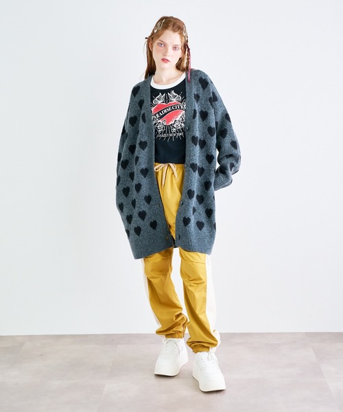 ANNA SUI NYC（アナ スイ エヌ ワイ シー）の「ANNA SUI NYC PARADISE CITY ロングスリーブTシャツ（Tシャツ/カットソー・レディース・ホワイト/ピンク/ブラック/グレー・FREE/M）」の16枚目の写真