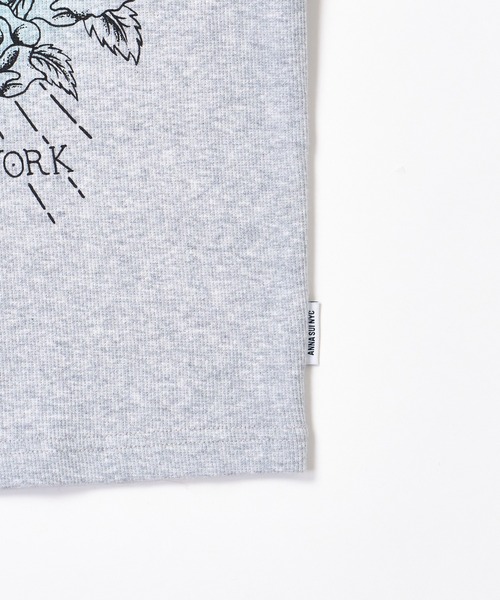 ANNA SUI NYC（アナ スイ エヌ ワイ シー）の「ANNA SUI NYC PARADISE CITY ロングスリーブTシャツ（Tシャツ/カットソー・レディース・ホワイト/ピンク/ブラック/グレー・FREE/M）」の19枚目の写真