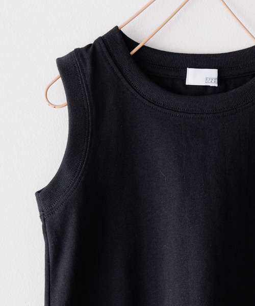 LOWRYS FARM（ローリーズファーム）の「ＵＳＡロングタンクトップ　103980（タンクトップ・キッズ・ホワイト/ブラック/イエロー/チャコールグレー・110cm/150cm/140cm/130cm/120cm）」の7枚目の写真