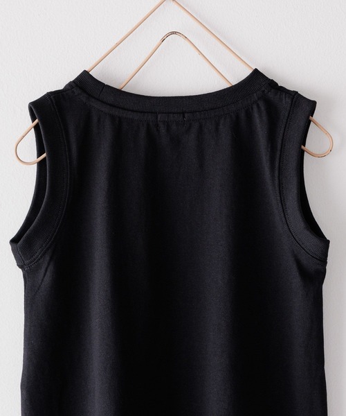 LOWRYS FARM（ローリーズファーム）の「ＵＳＡロングタンクトップ　103980（タンクトップ・キッズ・ホワイト/ブラック/イエロー/チャコールグレー・110cm/150cm/140cm/130cm/120cm）」の9枚目の写真