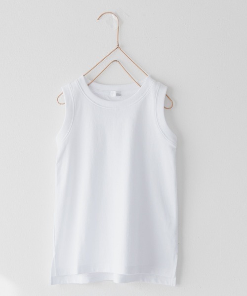 LOWRYS FARM（ローリーズファーム）の「ＵＳＡロングタンクトップ　103980（タンクトップ・キッズ・ホワイト/ブラック/イエロー/チャコールグレー・110cm/150cm/140cm/130cm/120cm）」の19枚目の写真