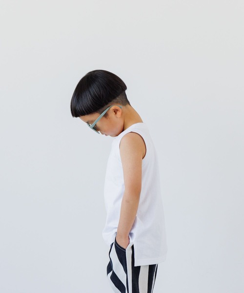 LOWRYS FARM（ローリーズファーム）の「ＵＳＡロングタンクトップ　103980（タンクトップ・キッズ・ホワイト/ブラック/イエロー/チャコールグレー・110cm/150cm/140cm/130cm/120cm）」の17枚目の写真