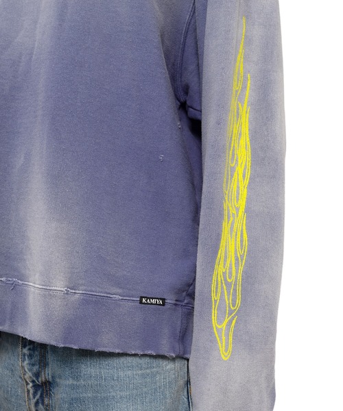 KAMIYA（カミヤ）の「'FIRE' Printed Sweatshirt（スウェット