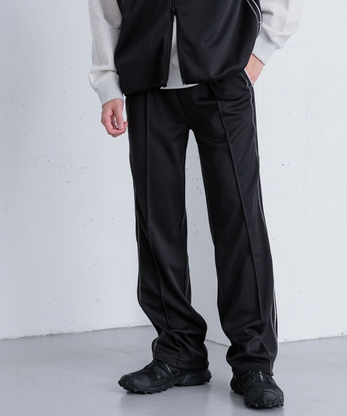 SENSE OF PLACE by URBAN RESEARCH（センスオブプレイスバイアーバンリサーチ）の「トラックジャージラインパンツ（その他パンツ・メンズ・ブラック/ブラウン・MEDIUM/LARGE）」の3枚目の写真