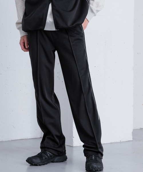 SENSE OF PLACE by URBAN RESEARCH（センスオブプレイスバイアーバンリサーチ）の「トラックジャージラインパンツ（その他パンツ・メンズ・ブラック/ブラウン・MEDIUM/LARGE）」の4枚目の写真