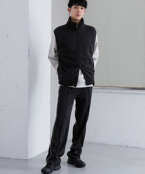 SENSE OF PLACE by URBAN RESEARCH（センスオブプレイスバイアーバンリサーチ）の「トラックジャージラインパンツ（その他パンツ・メンズ・ブラック/ブラウン・MEDIUM/LARGE）」の6枚目の写真