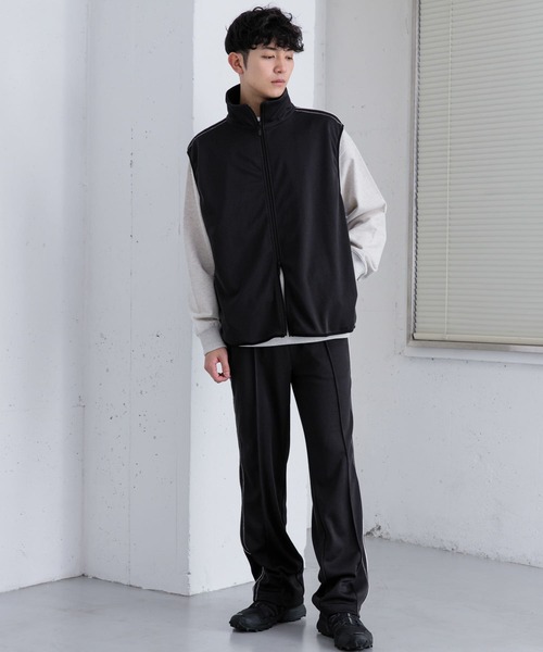 SENSE OF PLACE by URBAN RESEARCH（センスオブプレイスバイアーバンリサーチ）の「トラックジャージラインパンツ（その他パンツ・メンズ・ブラック/ブラウン・MEDIUM/LARGE）」の7枚目の写真