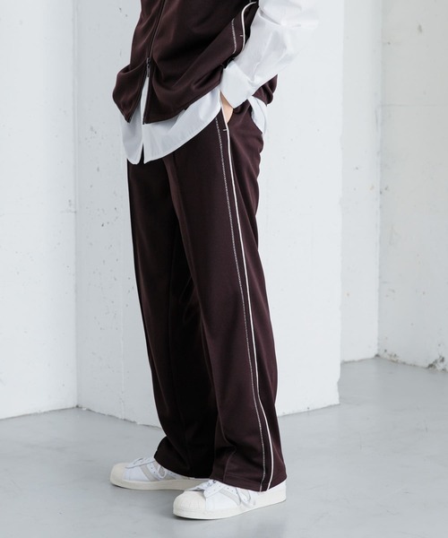 SENSE OF PLACE by URBAN RESEARCH（センスオブプレイスバイアーバンリサーチ）の「トラックジャージラインパンツ（その他パンツ・メンズ・ブラック/ブラウン・MEDIUM/LARGE）」の10枚目の写真