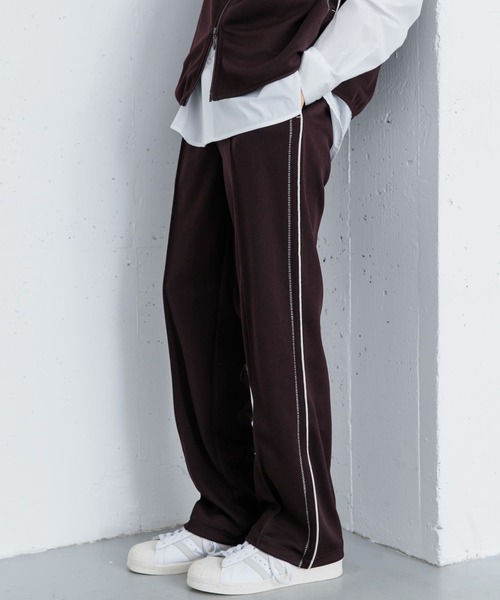 SENSE OF PLACE by URBAN RESEARCH（センスオブプレイスバイアーバンリサーチ）の「トラックジャージラインパンツ（その他パンツ・メンズ・ブラック/ブラウン・MEDIUM/LARGE）」の11枚目の写真