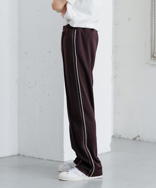 SENSE OF PLACE by URBAN RESEARCH（センスオブプレイスバイアーバンリサーチ）の「トラックジャージラインパンツ（その他パンツ・メンズ・ブラック/ブラウン・MEDIUM/LARGE）」の19枚目の写真