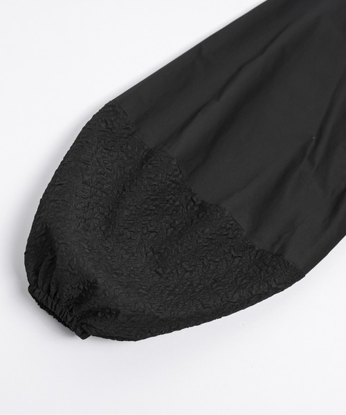 La-gemme（ラジェム）の「ジャガードぺプラムトップス（Tシャツ/カットソー・レディース・ホワイト/ブラック・フリー）」の16枚目の写真