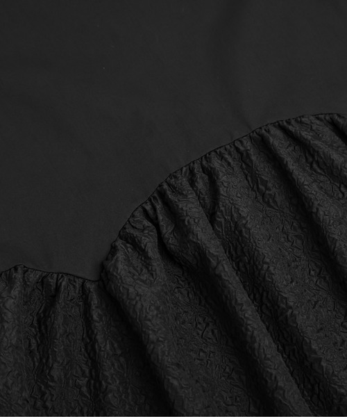 La-gemme（ラジェム）の「ジャガードぺプラムトップス（Tシャツ/カットソー・レディース・ホワイト/ブラック・フリー）」の18枚目の写真