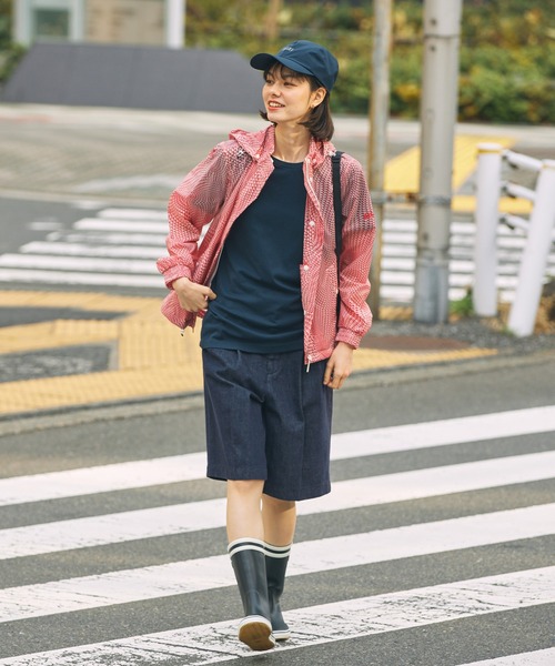 AIGLE(エーグル)の「MALOUINE マロウィン ダブルストライプ レインラバーブーツ(レインシューズ・レディース・ダークネイビー/レッド/イエロー・36/35/38/37/39)」の7枚目の写真