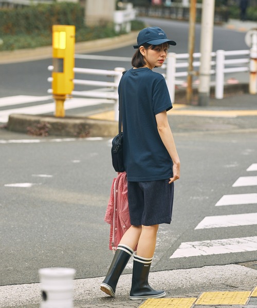 AIGLE(エーグル)の「MALOUINE マロウィン ダブルストライプ レインラバーブーツ(レインシューズ・レディース・ダークネイビー/レッド/イエロー・36/35/38/37/39)」の12枚目の写真
