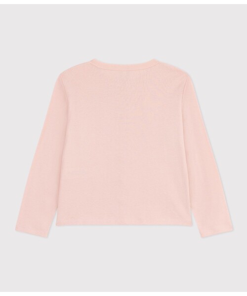 PETIT BATEAU（プチバトー）の「１ｘ１コットンカーディガン（カーディガン/ボレロ・キッズ・ピンク/ホワイト/ネイビー・3YEAR/4YEAR/5YEAR）」の14枚目の写真