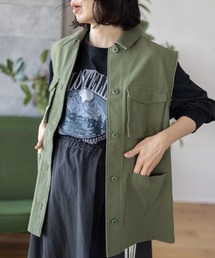 LEPSIM | 【産前・産後対応】マタニティ／ミリタリーベスト　992073(マタニティウェア/グッズ)