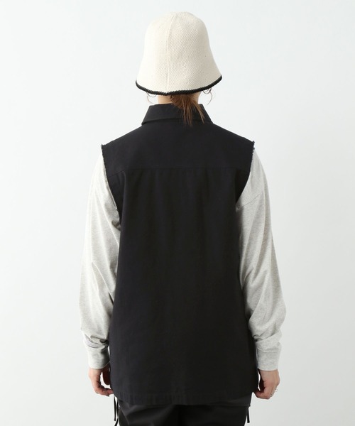 LEPSIM（レプシィム）の「【産前・産後対応】マタニティ／ミリタリーベスト　992073（マタニティウェア/グッズ・レディース・ブラック/カーキ・FREE）」の12枚目の写真