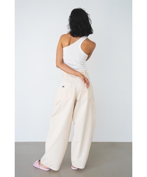 ALEXIA STAM(アリシアスタン)の「ALEXIA STAM x Lee Wide Painter Pants /Leeコラボパンツ(その他パンツ・レディース・アイボリー・S/M)」の6枚目の写真