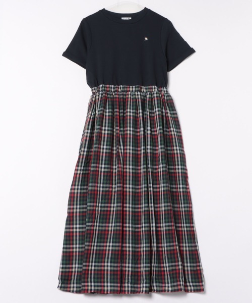 Arnold Palmer（アーノルドパーマー）の「パーマーチェック ガーゼ ドッキング ワンピース（ワンピース・レディース・サックスブルー/ネイビー/アイボリー・S/M/L）」の22枚目の写真