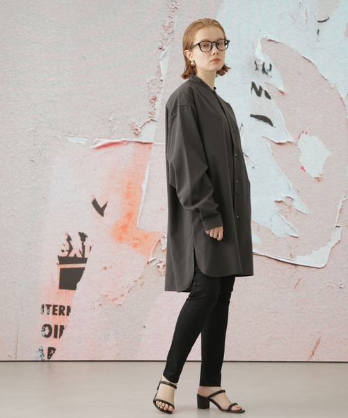 Apo(s)ture（アポスチャー）の「NANCY-004/ストレッチチノフルレングススキニーパンツ（チノパンツ・レディース・ベージュ/ネイビー/ホワイト/ブラック・M/S/XL/L/XS）」の8枚目の写真