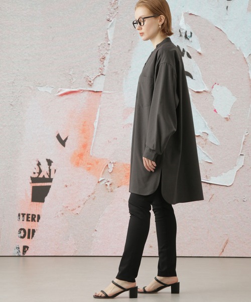 Apo(s)ture（アポスチャー）の「NANCY-004/ストレッチチノフルレングススキニーパンツ（チノパンツ・レディース・ベージュ/ネイビー/ホワイト/ブラック・M/S/XL/L/XS）」の9枚目の写真
