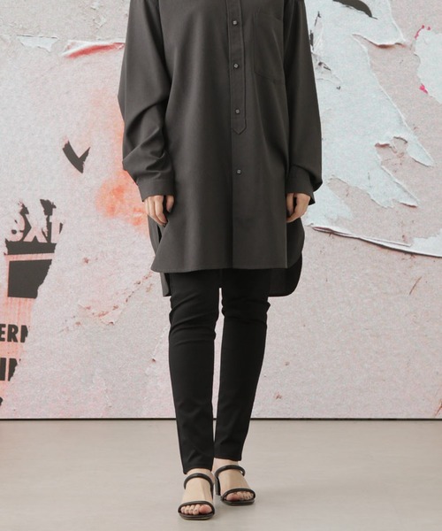 Apo(s)ture（アポスチャー）の「NANCY-004/ストレッチチノフルレングススキニーパンツ（チノパンツ・レディース・ベージュ/ネイビー/ホワイト/ブラック・M/S/XL/L/XS）」の6枚目の写真