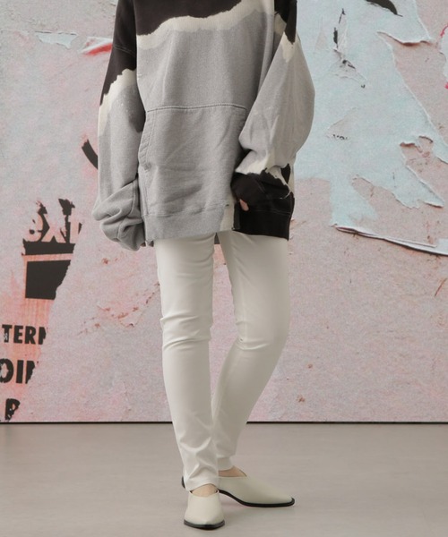 Apo(s)ture（アポスチャー）の「NANCY-004/ストレッチチノフルレングススキニーパンツ（チノパンツ・レディース・ベージュ/ネイビー/ホワイト/ブラック・M/S/XL/L/XS）」の13枚目の写真
