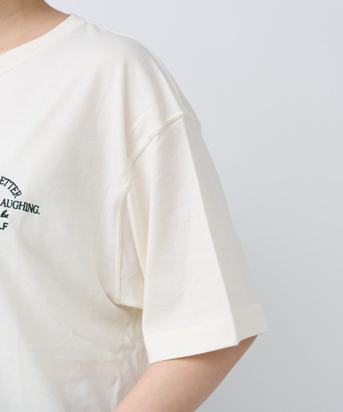 un dix cors(アンディコール)の「《WEB限定》Always刺繍Tee(Tシャツ/カットソー・レディース・ブラック/ホワイト・FREE)」の16枚目の写真