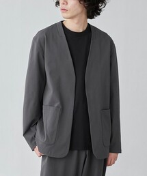 coen（コーエン）の「極楽FITノーカラージャケット（ノーカラージャケット）」