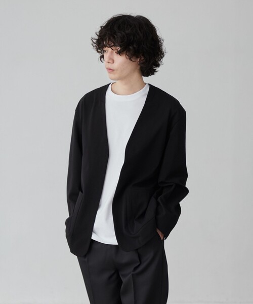 【Nya-ko様限定】Theoryノーカラージャケット ２点10,220円 軽くて快適！】ウール混 ストレッチノーカラージャケット