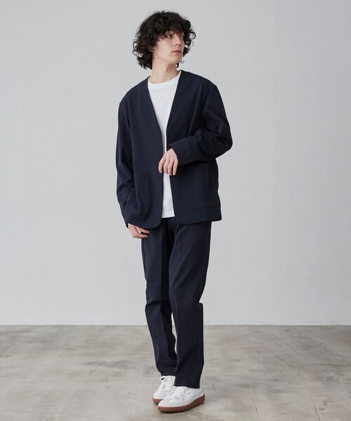 coen（コーエン）の「極楽FITノーカラージャケット（ノーカラージャケット・メンズ・その他2/その他1/ブラック・L/M/S）」の8枚目の写真