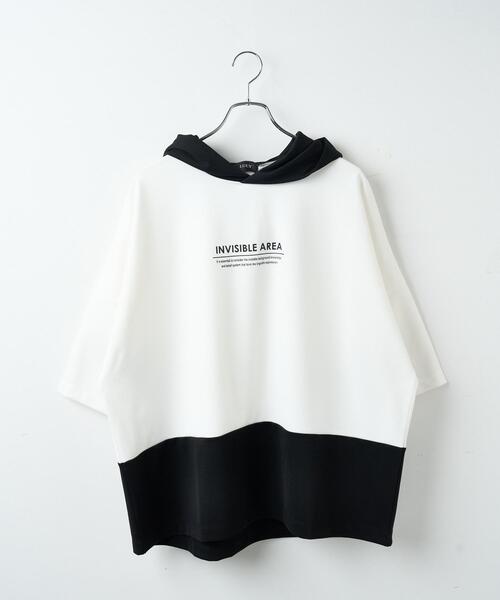 LUCY（ルーシー）の「LUCY/ドルマンポンチフードT（Tシャツ/カットソー・メンズ・ブラック/ブルー・LARGE/MEDIUM）」の22枚目の写真
