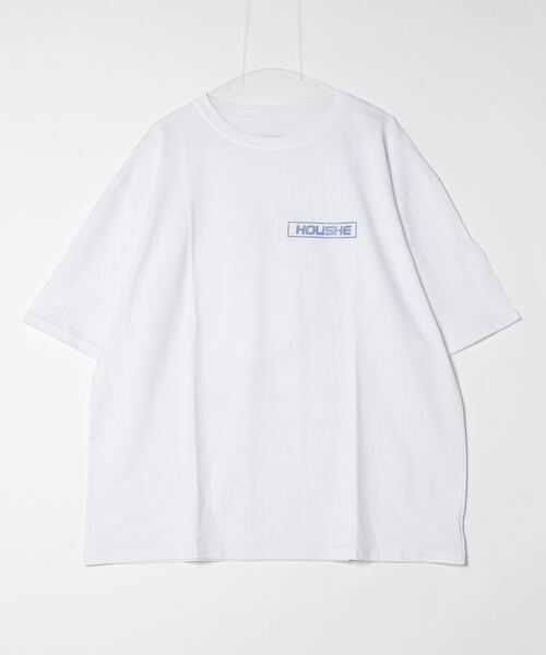 NEW GENTLEMAN(ニュージェントルマン)の「ルーナーイクリプス オーバーサイズT(Tシャツ/カットソー・メンズ・ブラック/ホワイト・M/L/XL)」の9枚目の写真