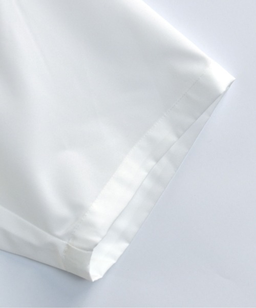 Starting Over(スターティングオーバー)の「pin tuck wide dress shirt/ピンタック ワイド ドレスシャツ/半袖シャツ(シャツ/ブラウス・メンズ・ブラック/ホワイト・M/L/XL)」の5枚目の写真