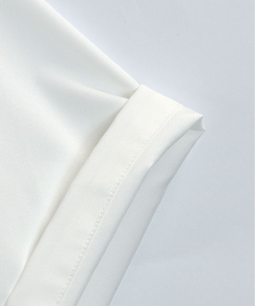 Starting Over(スターティングオーバー)の「pin tuck wide dress shirt/ピンタック ワイド ドレスシャツ/半袖シャツ(シャツ/ブラウス・メンズ・ブラック/ホワイト・M/L/XL)」の7枚目の写真