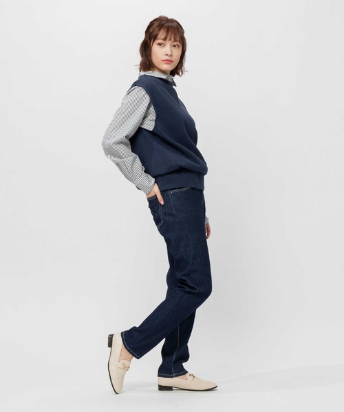 EDWIN(エドウィン)の「【接触冷感】【EDWIN】COOL TAPERED(デニムパンツ・レディース・ノンウォッシュ・XS/S/M/L)」の11枚目の写真