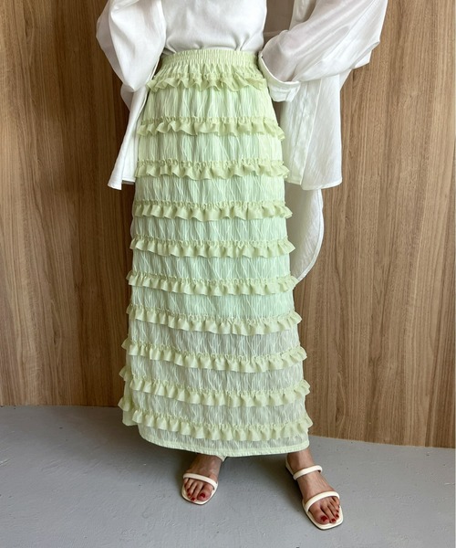 セール】【ZOZOTOWN限定】フリルカットスカート（スカート）｜mic by  