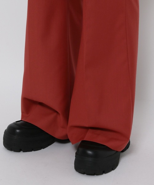 HARE(ハレ)の「RAKUスリムフレアパンツ(HARE)(スラックス・メンズ・オレンジ/ブラック/グレー・SMALL/LARGE/MEDIUM)」の18枚目の写真