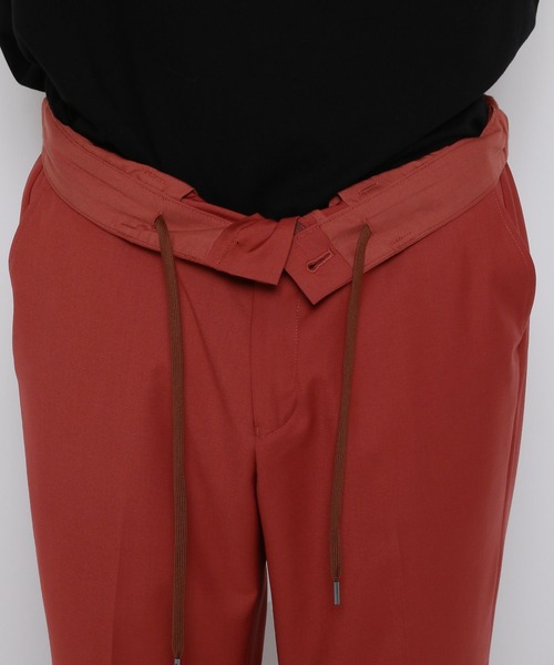 HARE(ハレ)の「RAKUスリムフレアパンツ(HARE)(スラックス・メンズ・オレンジ/ブラック/グレー・SMALL/LARGE/MEDIUM)」の19枚目の写真