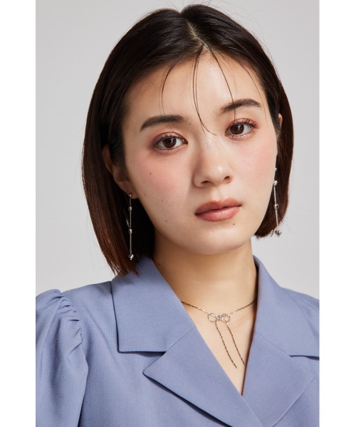 rienda（リエンダ）の「ハートピアス（ピアス（両耳用）・レディース・ゴールド/シルバー・FREE）」の7枚目の写真