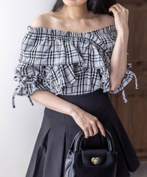 clear | ビッグフリルキャンディースリーブオフショル半袖ブラウス≪2024SS新作≫(シャツ/ブラウス)