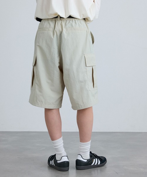 re_k by JUNRED（レクバイジュンレッド）の「re_k by JUNRED / オーバーワイドナイロンカーゴショーツ（カーゴパンツ・メンズ・チャコールグレー/カーキ/ライトグレー・L/M/S）」の17枚目の写真
