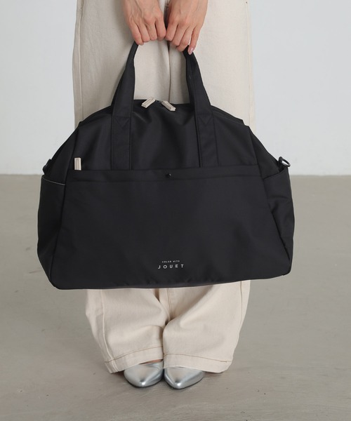 ローズロース　新品未使用 メゾンドサブレ ボストンバッグ 定価7万 The Boston Bag - Black Caviar – MAISON de SABRÉ