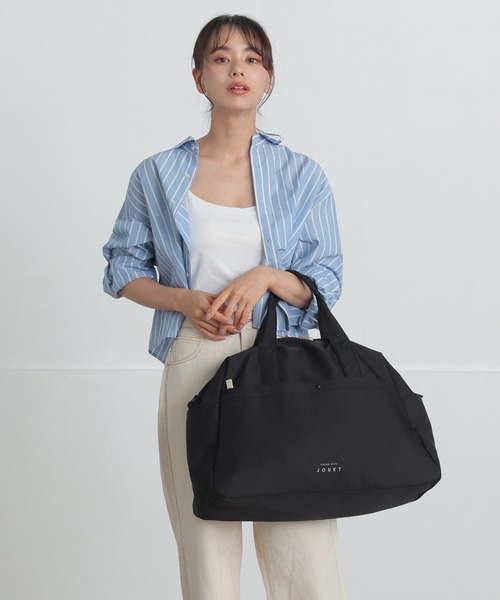 ALTROSE（アルトローズ）の「8ポケット ボストン ボストンバッグ トラベル キャリーオン（ボストンバッグ・レディース・アイボリー/ブラック/ダークグレー・FREE）」の14枚目の写真