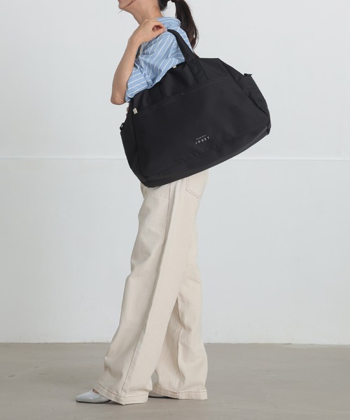 ALTROSE（アルトローズ）の「8ポケット ボストン ボストンバッグ トラベル キャリーオン（ボストンバッグ・レディース・アイボリー/ブラック/ダークグレー・FREE）」の16枚目の写真