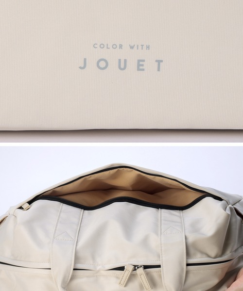 ALTROSE（アルトローズ）の「8ポケット ボストン ボストンバッグ トラベル キャリーオン（ボストンバッグ・レディース・アイボリー/ブラック/ダークグレー・FREE）」の18枚目の写真