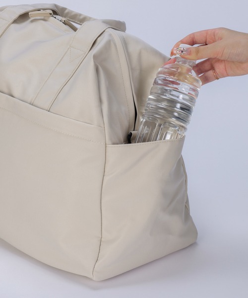 ALTROSE（アルトローズ）の「8ポケット ボストン ボストンバッグ トラベル キャリーオン（ボストンバッグ・レディース・アイボリー/ブラック/ダークグレー・FREE）」の19枚目の写真