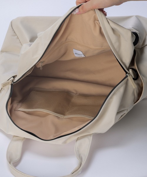 ALTROSE（アルトローズ）の「8ポケット ボストン ボストンバッグ トラベル キャリーオン（ボストンバッグ・レディース・アイボリー/ブラック/ダークグレー・FREE）」の20枚目の写真